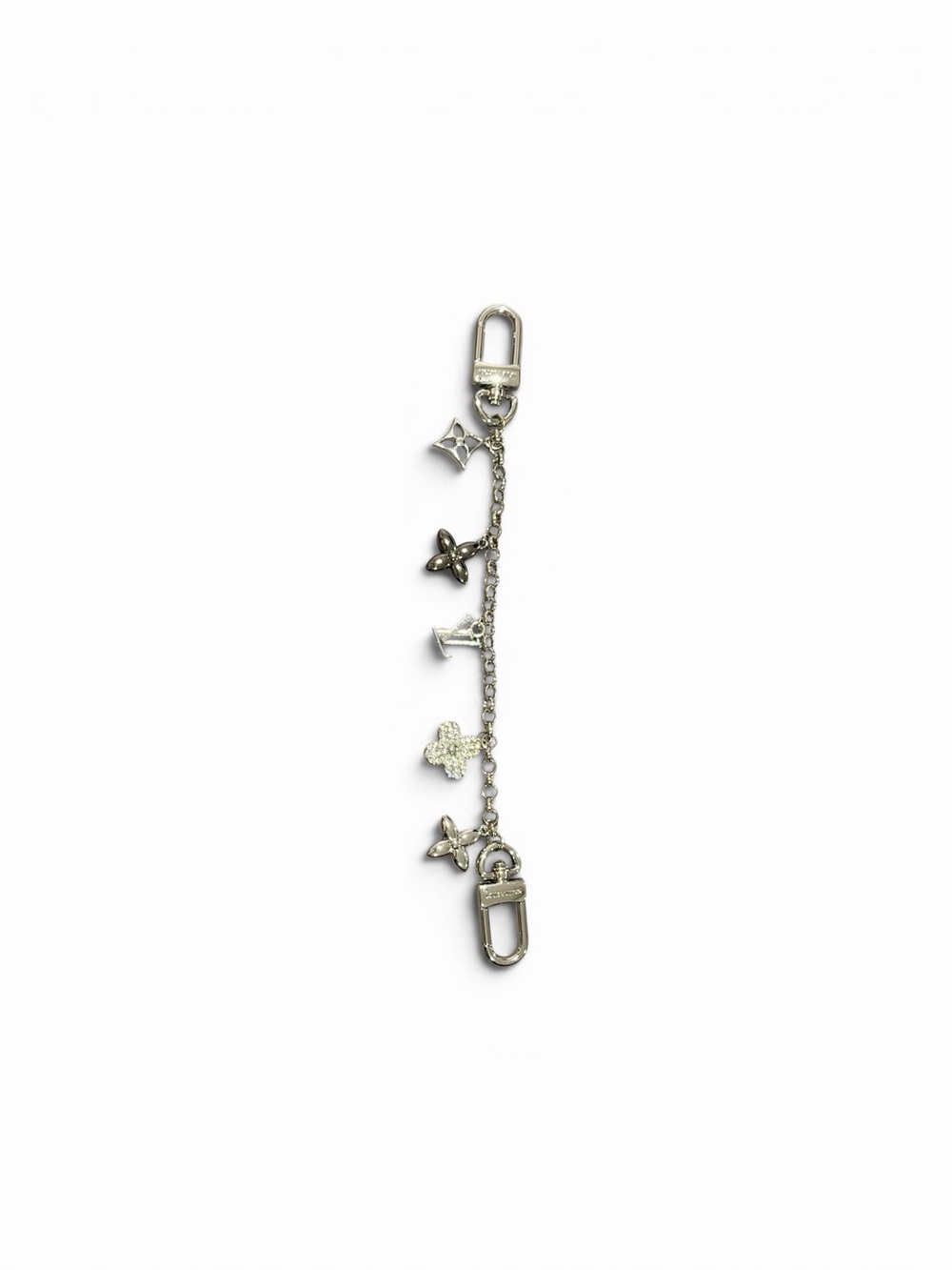 Silver-Tone Monogram Purse Charm - Picture 4 of 5